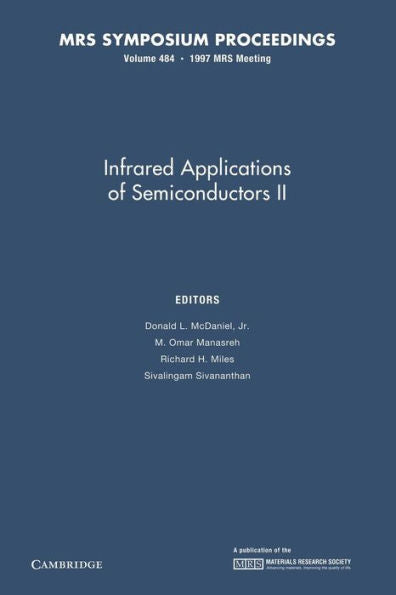 Infrared Applications Of Semiconductors Ii: Volume 484 (Mrs Proceedings)