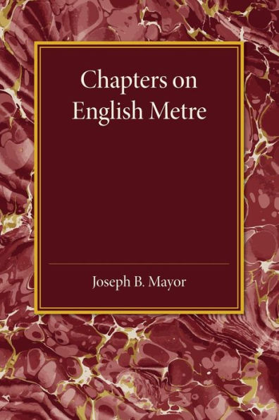 Chapters On English Metre