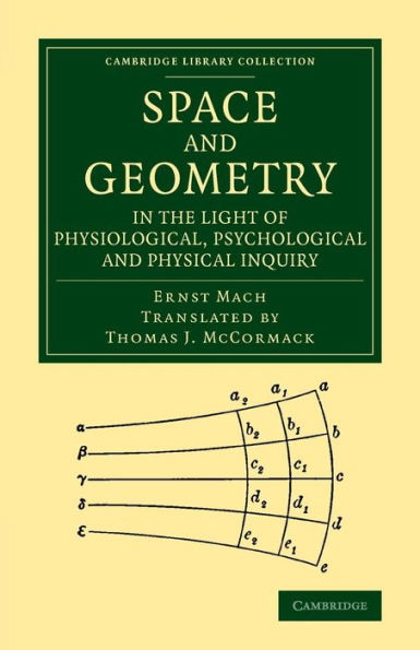 Space And Geometry In The Light Of Physiological, Psychological And Physical Inquiry (Cambridge Library Collection - Physical Sciences)