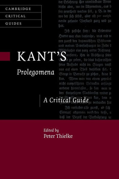 Kant's Prolegomena (Cambridge Critical Guides)