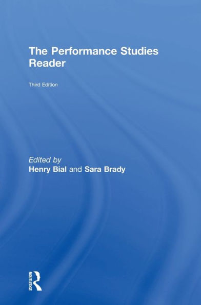 The Performance Studies Reader