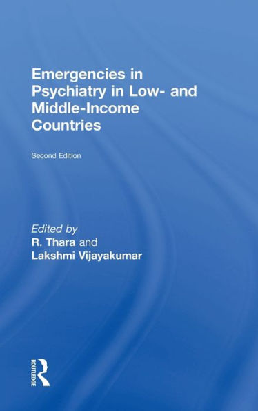 Emergencies In Psychiatry In Low- And Middle-Income Countries
