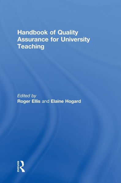 Handbook Of Quality Assurance For University Teaching