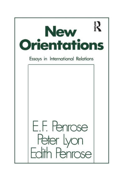 New Orientations: Essays In International Relations