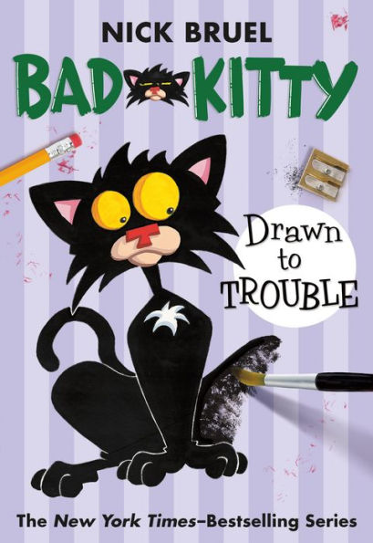 Bad Kitty Drawn To Trouble (Paperback Black-And-White Edition)