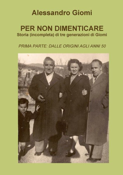 Per Non Dimenticare (Italian Edition)