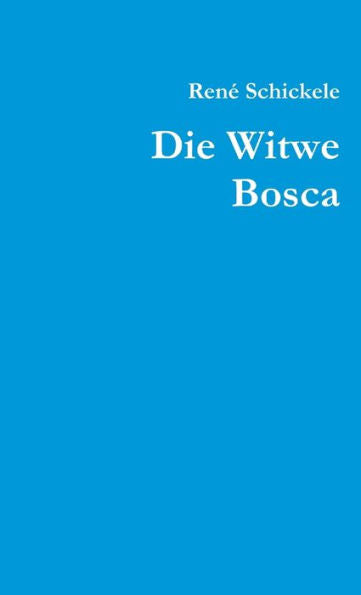 Die Witwe Bosca (German Edition)