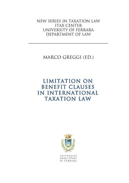 Limitation On Benefit Clauses In International Taxation Law (Italian Edition)