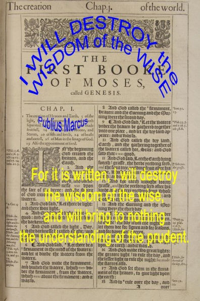 I Will Destroy The Wisdom Of The Wise