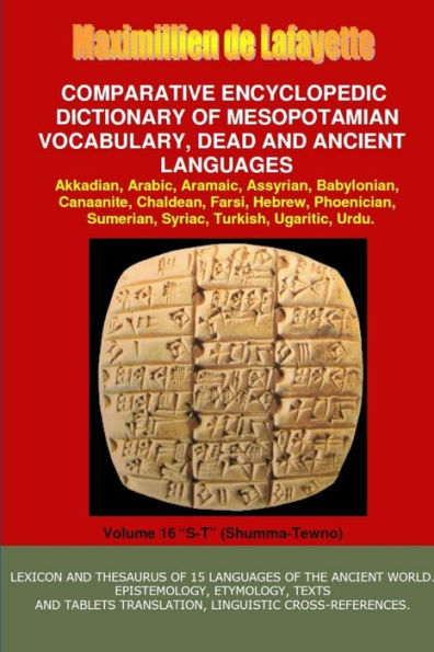 V16.Comparative Encyclopedic Dictionary Of Mesopotamian Vocabulary Dead & Ancient Languages