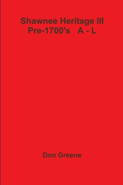 Shawnee Heritage Iii