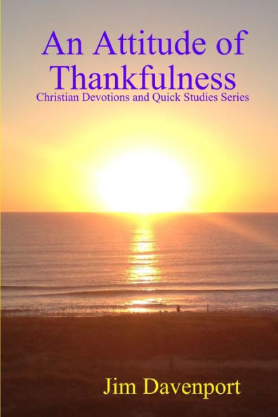 An Attitude Of Thankfulness