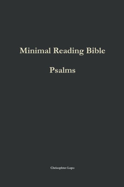 Minimal Reading Bible: Psalms