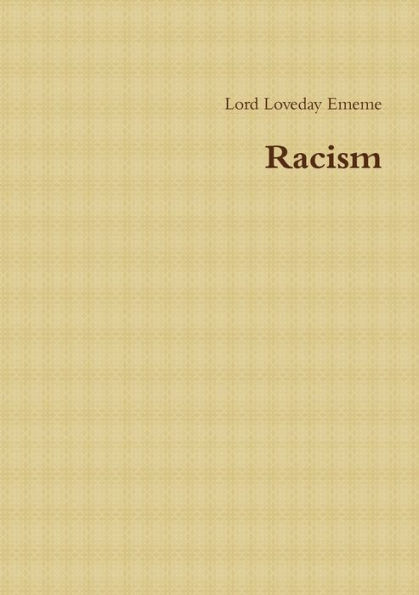 Racism - 9781326380533