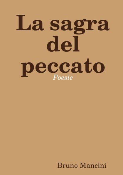 La sagra del peccato (Italian Edition)