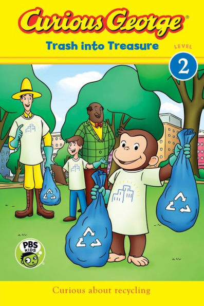 Curious George: Trash into Treasure (CGTV Reader) - 9781328577467