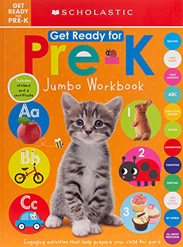 Get Ready For Pre-K Jumbo Workbook: Scholastic Early Learners (Jumbo Workbook)