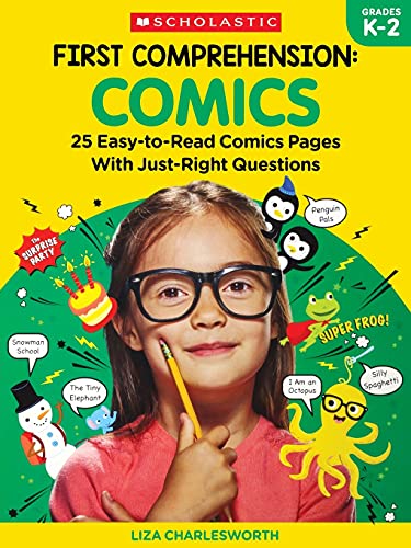 First Comprehension: Comics: 25 Easy-To-Read Comics With Just-Right Questions