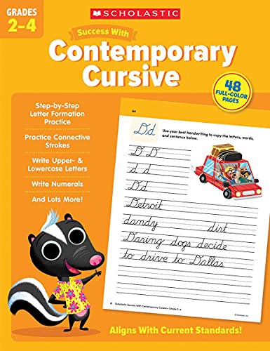Scholastic Success With Contemporary Cursive Grades 2-4