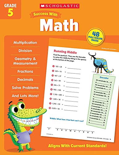 Scholastic Success With Math Grade 5