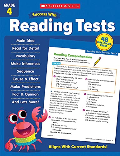 Scholastic Success With Reading Tests Grade 4