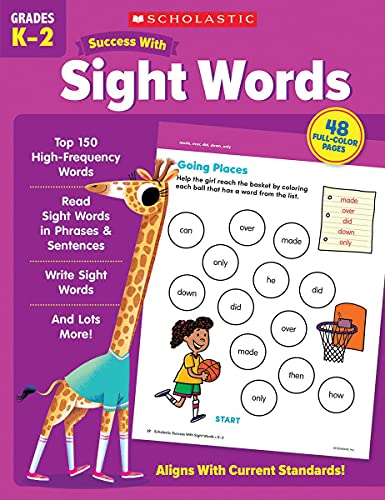 Scholastic Success With Sight Words