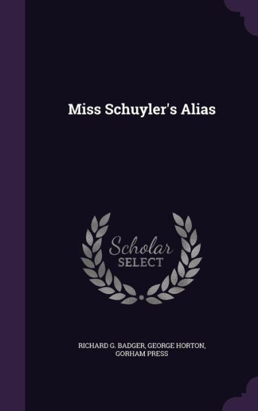 Miss Schuyler's Alias