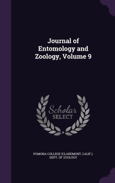 Journal Of Entomology And Zoology, Volume 9
