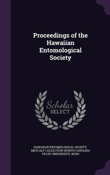 Proceedings Of The Hawaiian Entomological Society