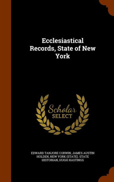 Ecclesiastical Records, State Of New York