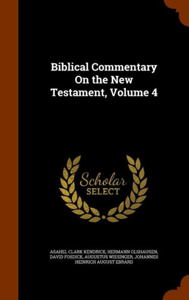 Biblical Commentary On The New Testament, Volume 4