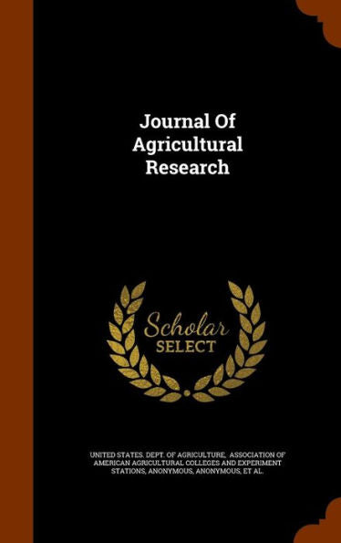 Journal Of Agricultural Research