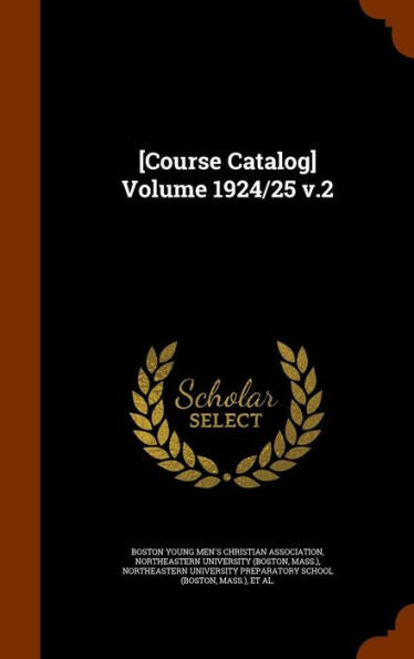 [Course Catalog] Volume 1924/25 V.2