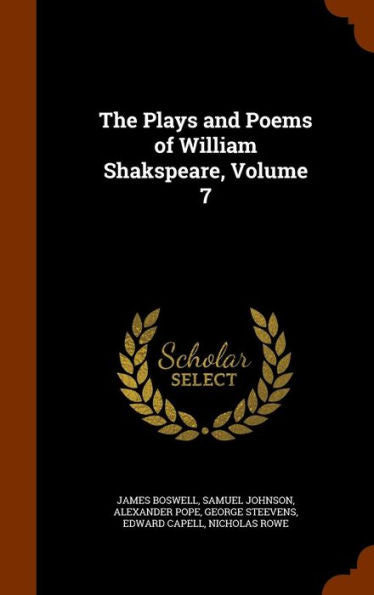 The Plays And Poems Of William Shakspeare, Volume 7