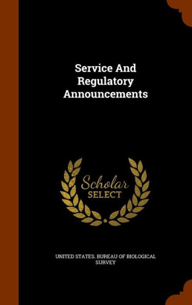 Service And Regulatory Announcements