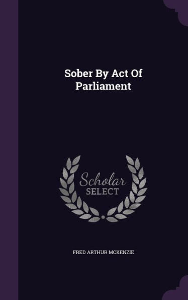 Sober By Act Of Parliament