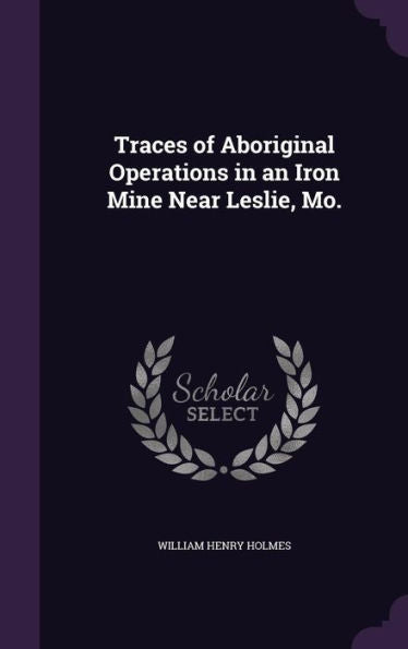 Traces Of Aboriginal Operations In An Iron Mine Near Leslie, Mo.