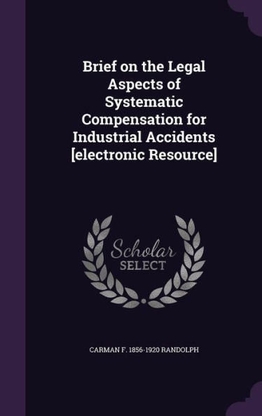 Brief On The Legal Aspects Of Systematic Compensation For Industrial Accidents [Electronic Resource]