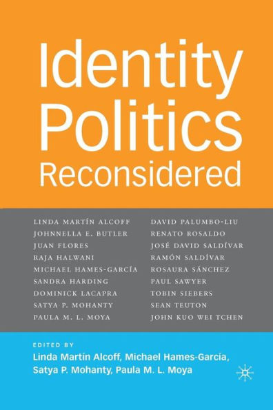 Identity Politics Reconsidered (Future Of Minority Studies)