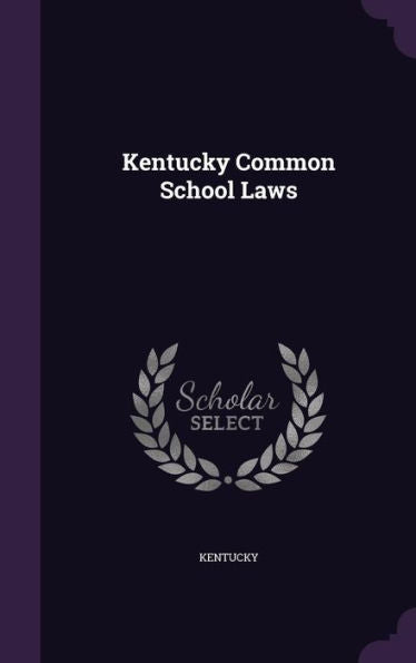 Kentucky Common School Laws