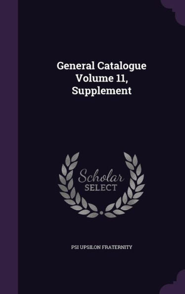 General Catalogue Volume 11, Supplement