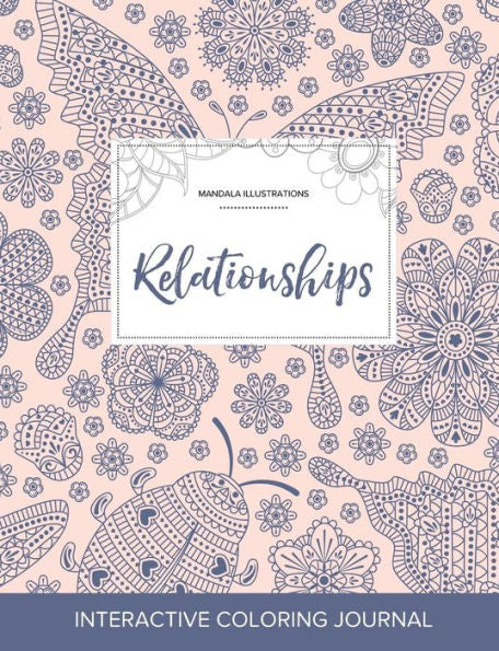 Adult Coloring Journal: Relationships (Mandala Illustrations, Ladybug)