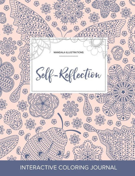 Adult Coloring Journal: Self-Reflection (Mandala Illustrations, Ladybug)