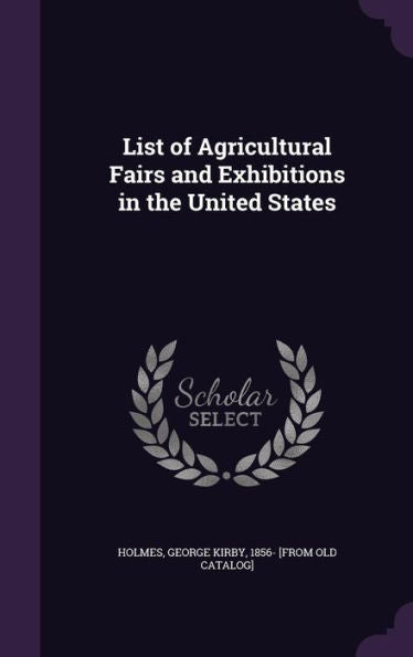 List Of Agricultural Fairs And Exhibitions In The United States