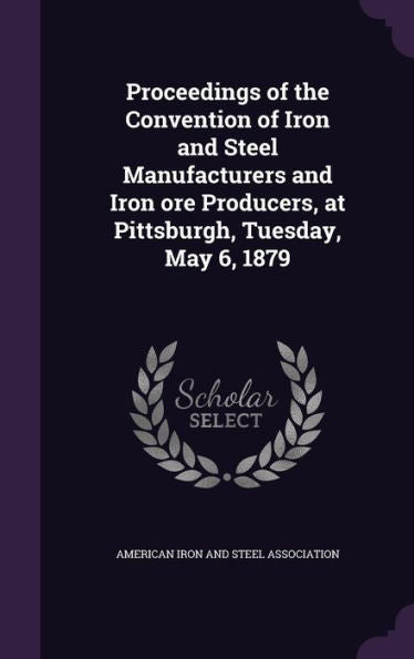 Proceedings Of The Convention Of Iron And Steel Manufacturers And Iron Ore Producers, At Pittsburgh, Tuesday, May 6, 1879