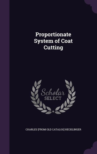 Proportionate System Of Coat Cutting