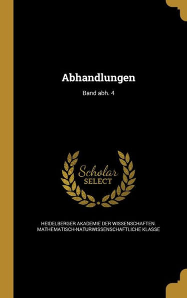 Abhandlungen; Band Abh. 4 (German Edition)