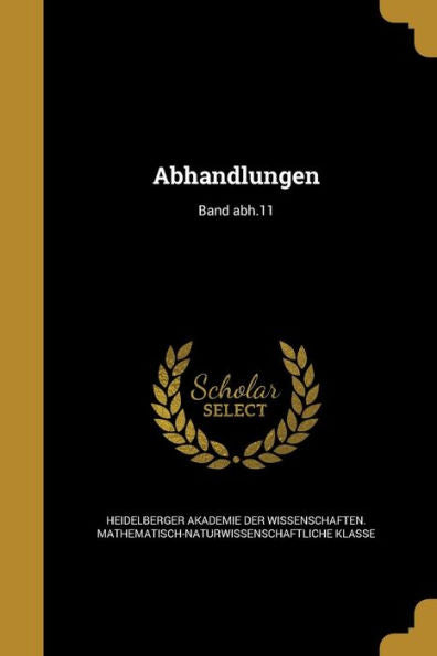 Abhandlungen; Band Abh.11 (German Edition)