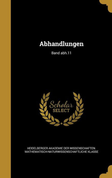 Abhandlungen; Band Abh.11 (German Edition)