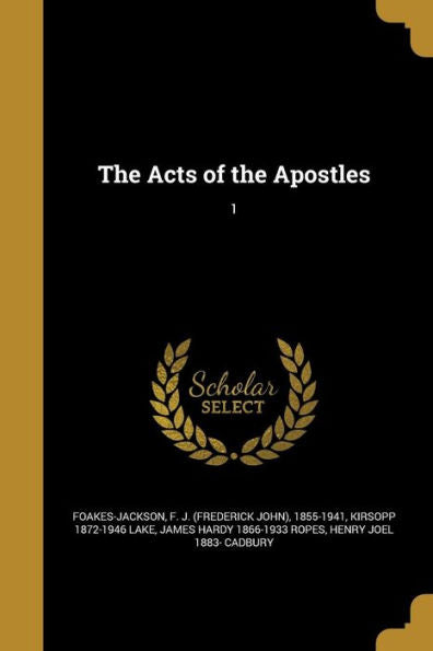 The Acts Of The Apostles; 1 (Greek Edition)